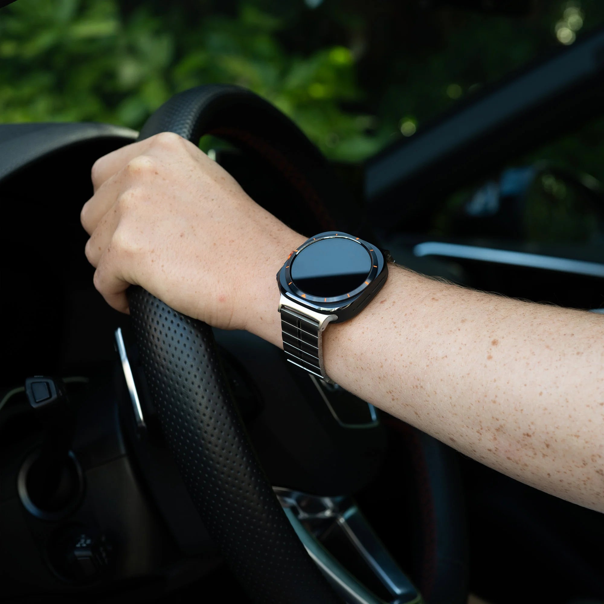 Bracelet métal de luxe Samsung Galaxy Watch Ultra (argent)