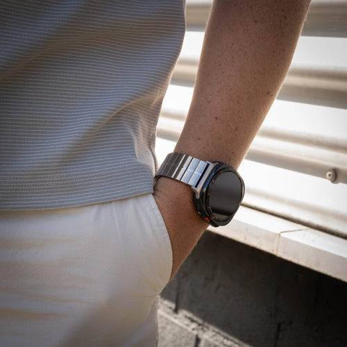 Bracelet métal de luxe Samsung Galaxy Watch Ultra (argent)