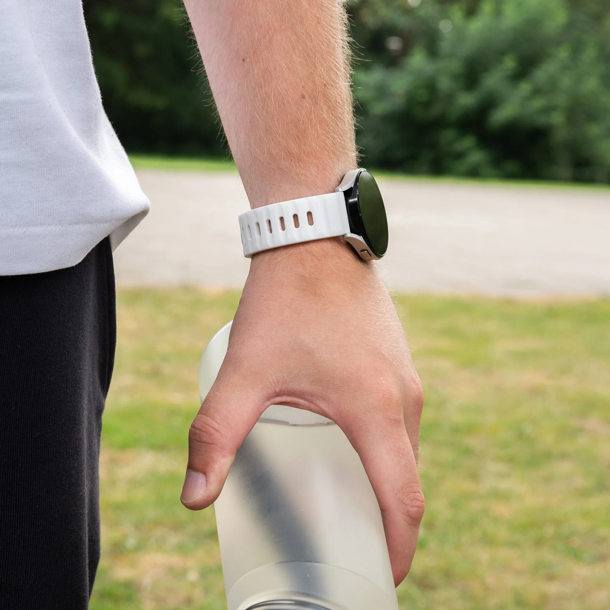 Bracelet silicone Outdoor Coros Pace 2 (blanc)