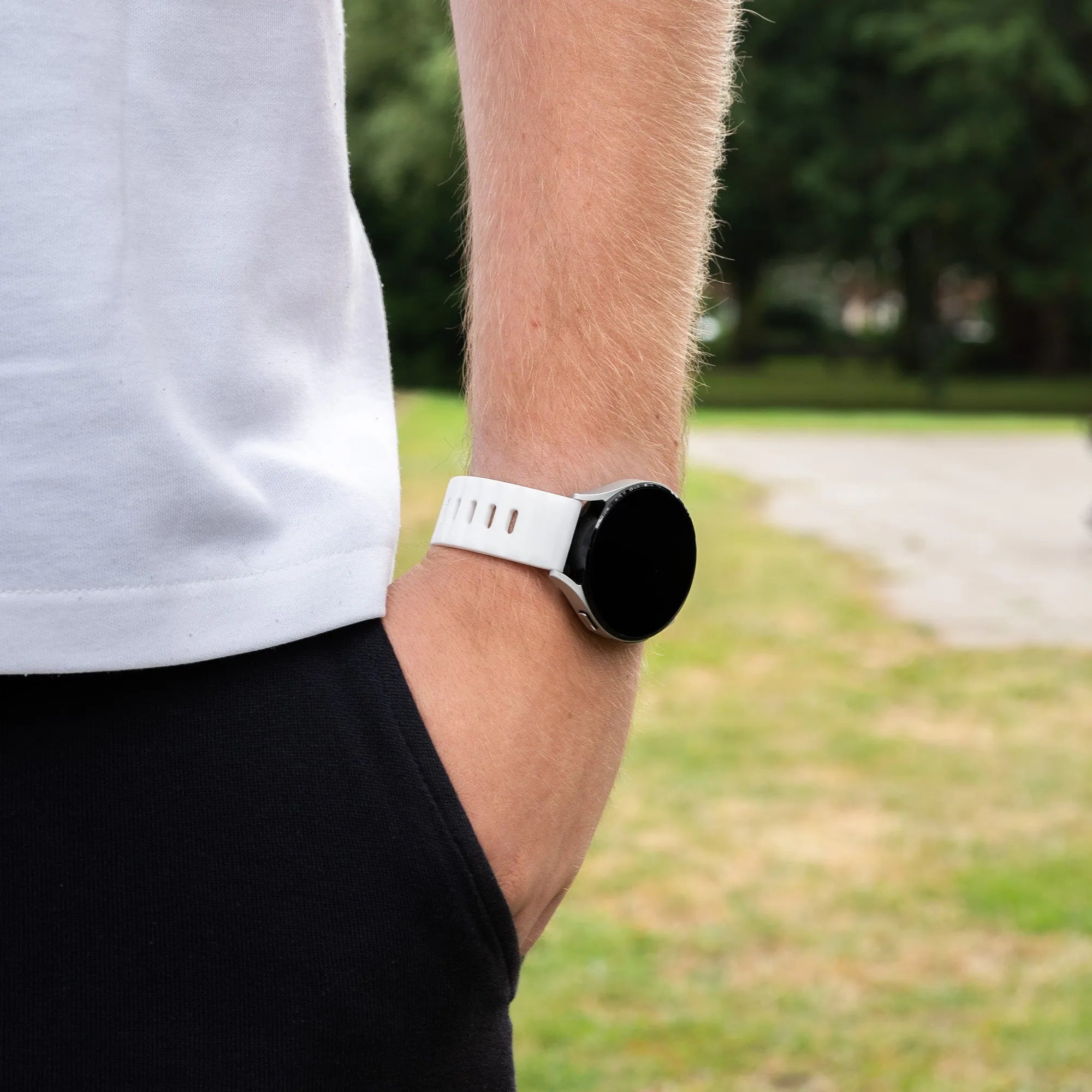 Bracelet silicone Outdoor Coros Pace 2 (blanc)