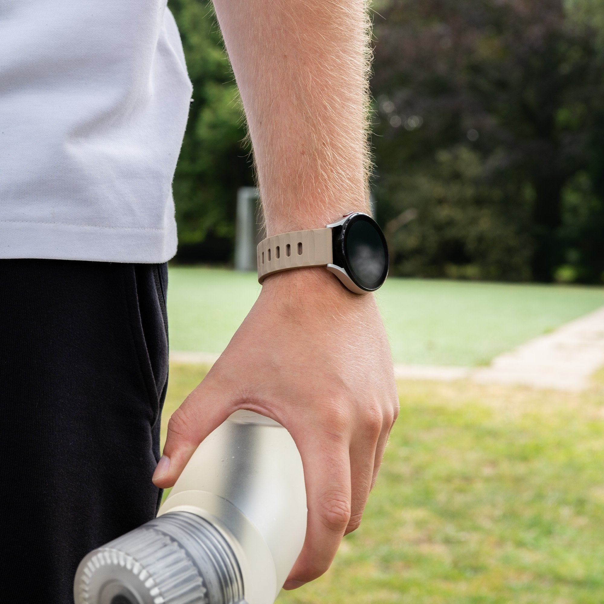 Coros Apex 2 Outdoor Silicone Strap (Beige)