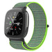 Fitbit Versa 4 Nylon Strap (Lime)