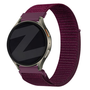 Bandz Huawei Watch GT 6 - 41mm Nylon Strap 'Easy fit' (Plum)