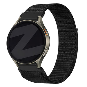 Bandz Bracelet nylon 'Easy Fit' Samsung Galaxy Watch 46mm (noir)
