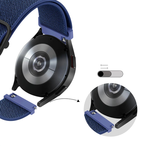 Bandz Bracelet élastique Oppo Watch X2 Mini (bleu foncé)