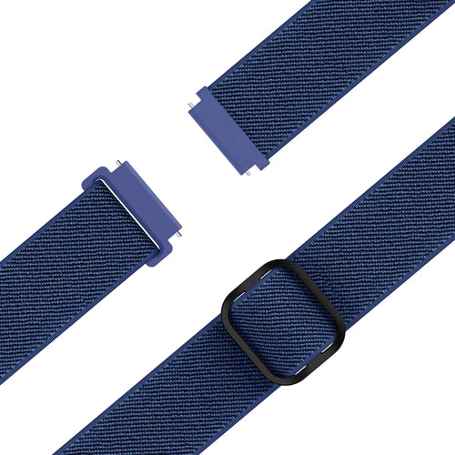 Bandz Bracelet élastique Oppo Watch X2 Mini (bleu foncé)