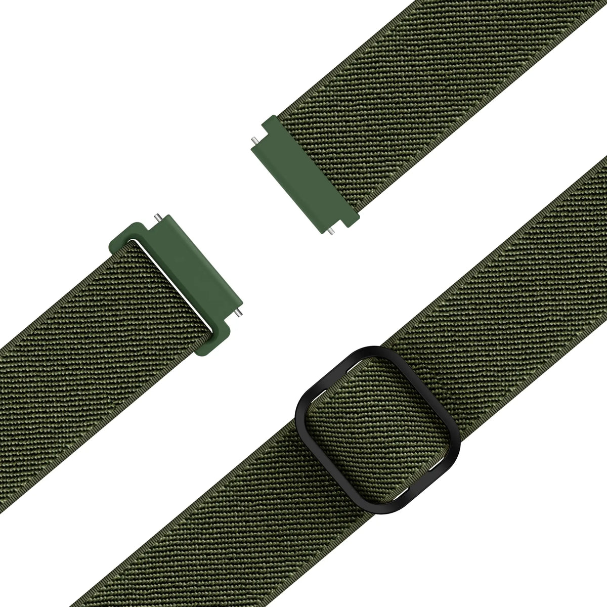 Bandz Bracelet élastique OnePlus Watch 3 - 43mm (vert militaire)