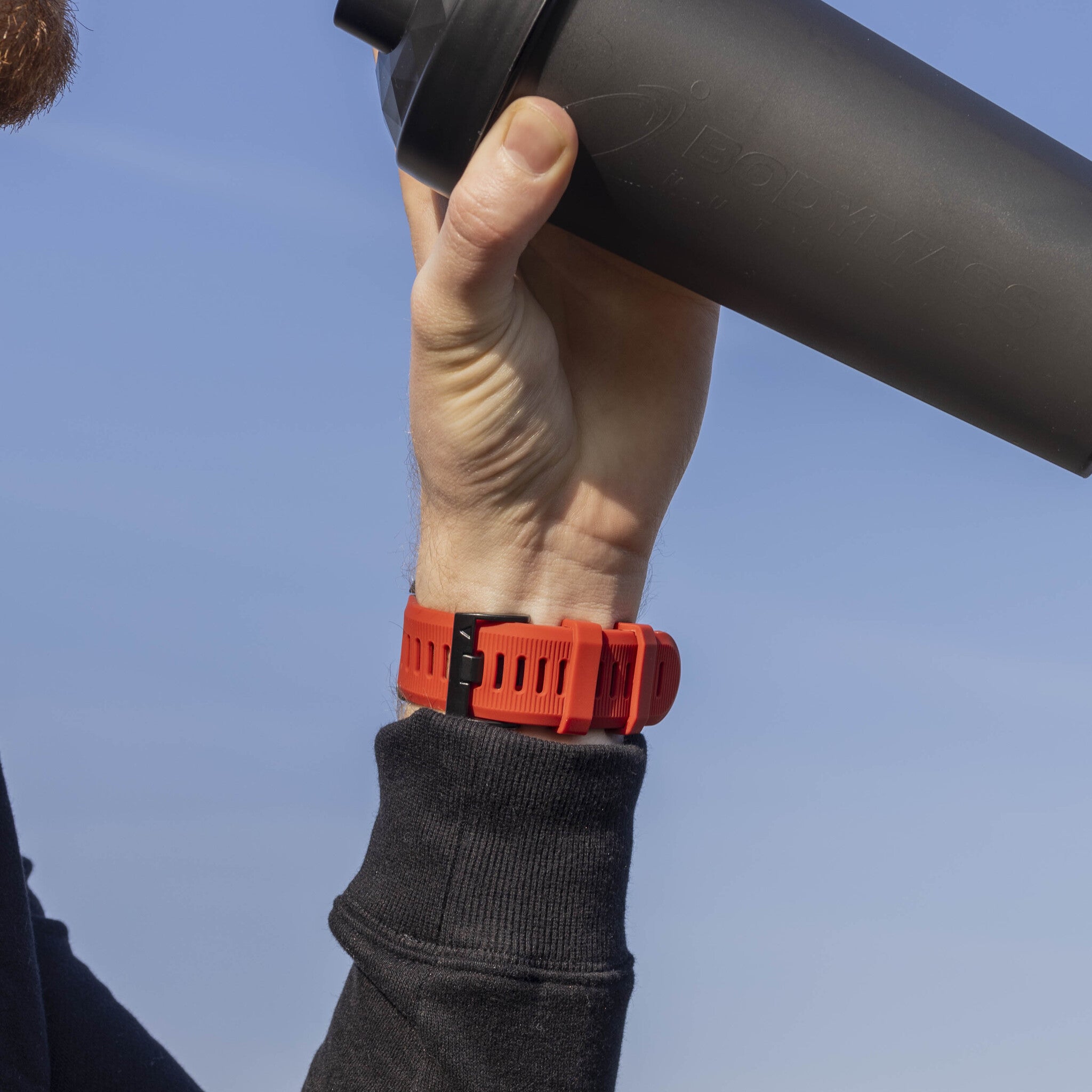 Bracelet silicone Garmin Fenix 8 Pro - 51mm (rouge)