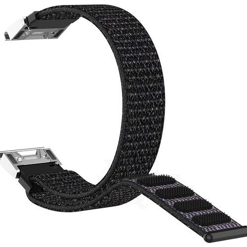 Bracelet nylon Garmin Forerunner 965 (noir)