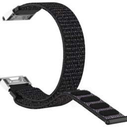 Bracelet nylon Garmin Instinct E - 45mm (noir)