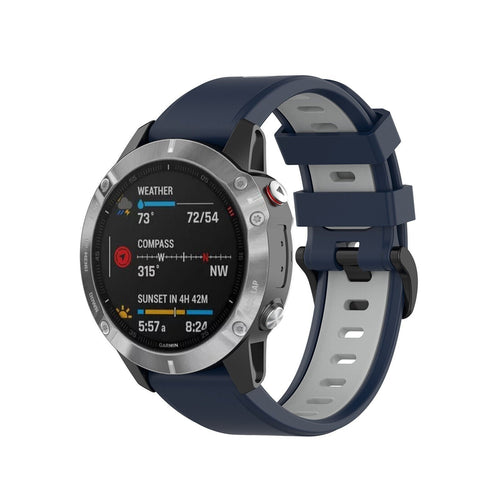Bracelet à boucle sport Garmin Tactix 7 Pro (bleu/gris)