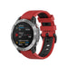 Bracelet sport avec boucle Garmin Descent MK1 (rouge/noir)