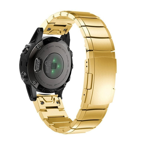 Bracelet métal Garmin Quatix 8 Pro - 47mm (or)