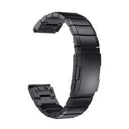 Bracelet métal Garmin Instinct 3 - 45mm (noir)