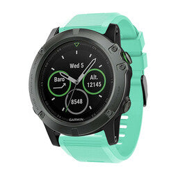 Bracelet silicone Garmin Instinct 3 - 50mm (aqua)