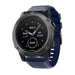 Bracelet silicone Garmin Fenix 8 - 51mm (bleu foncé)