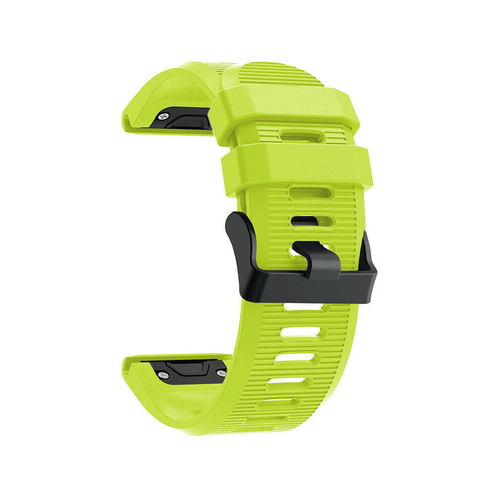 Bracelet silicone Garmin Fenix 8 Pro - 51mm (vert clair)