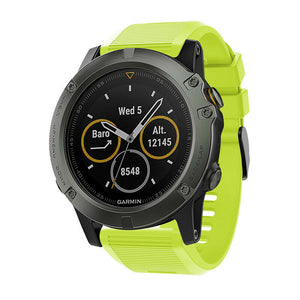 Bracelet silicone Garmin D2 Mach 1 Pro (vert clair)