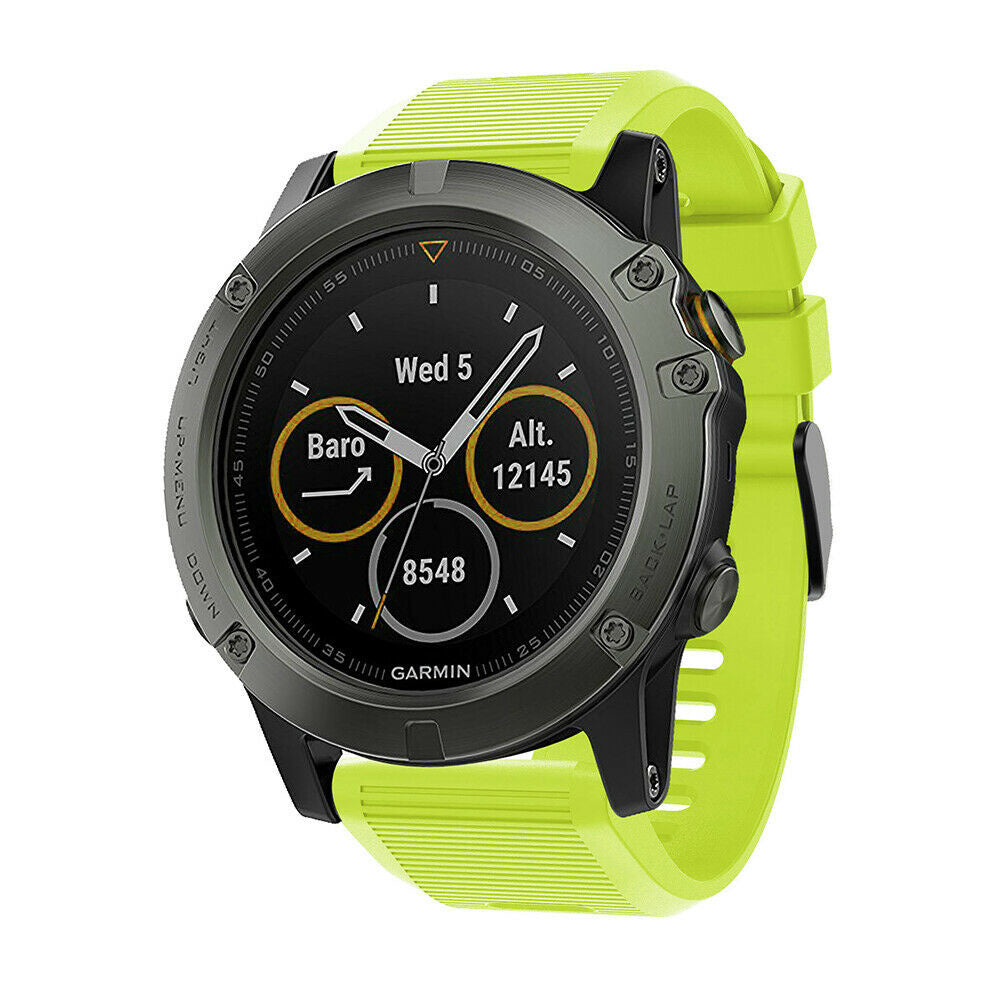 Bracelet silicone Garmin Descent MK1 (vert clair)