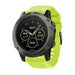 Bracelet en silicone Garmin Quatix 3 / 6x / 7x Solar (vert clair)