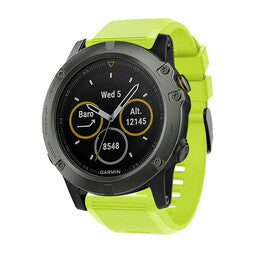Bracelet silicone Garmin Instinct 3 - 50mm (vert clair)