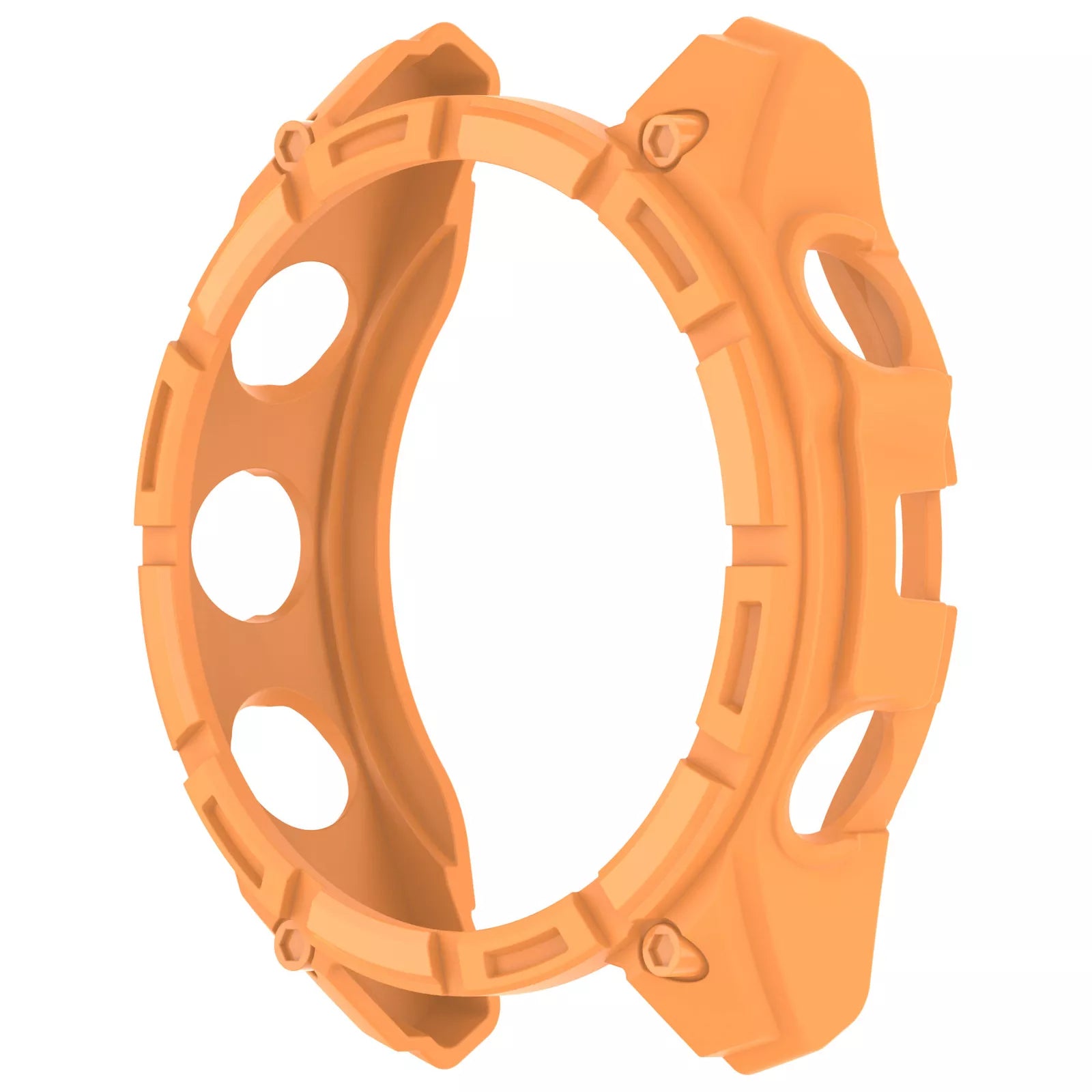 Coque TPU robuste Garmin Fenix 8 - 51mm SOLAR (orange)