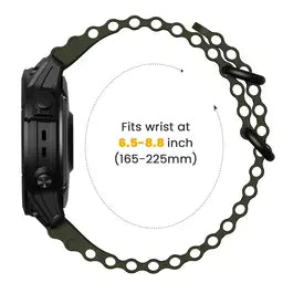 Bracelet Ocean Garmin Instinct 3 - 50mm (vert armée)