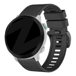 Bandz Bracelet silicone á boucle Garmin Instinct 3 - 50mm (noir)