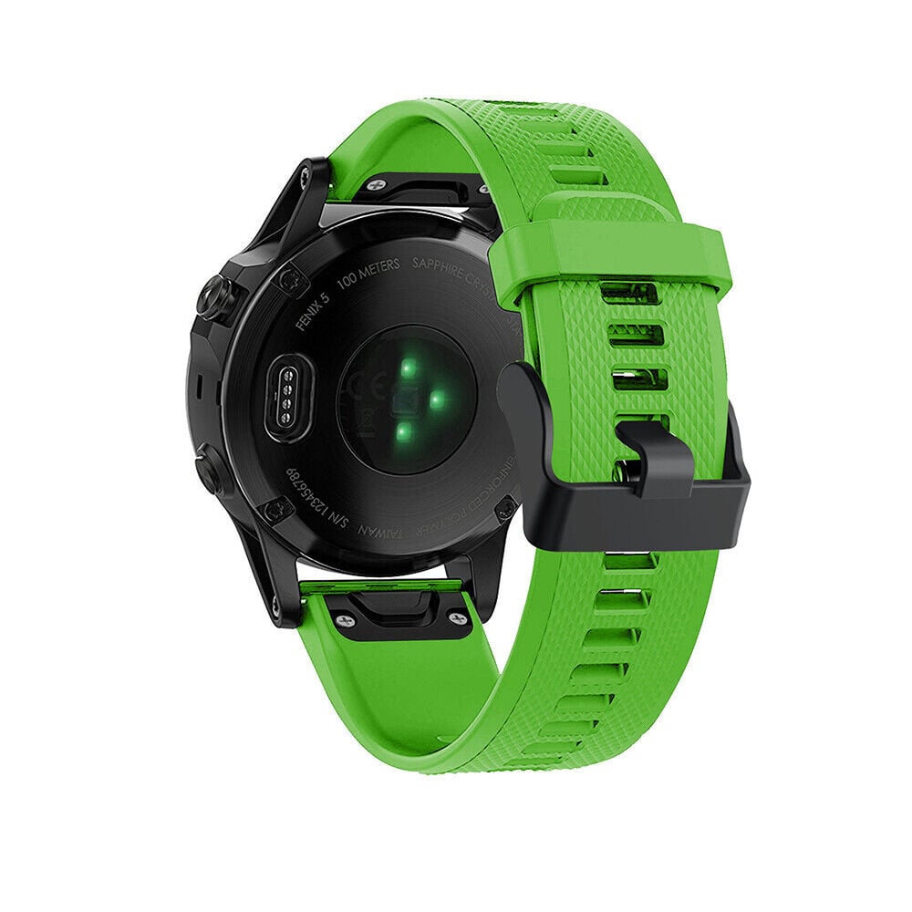 Bracelet silicone Garmin Forerunner 955 (vert)