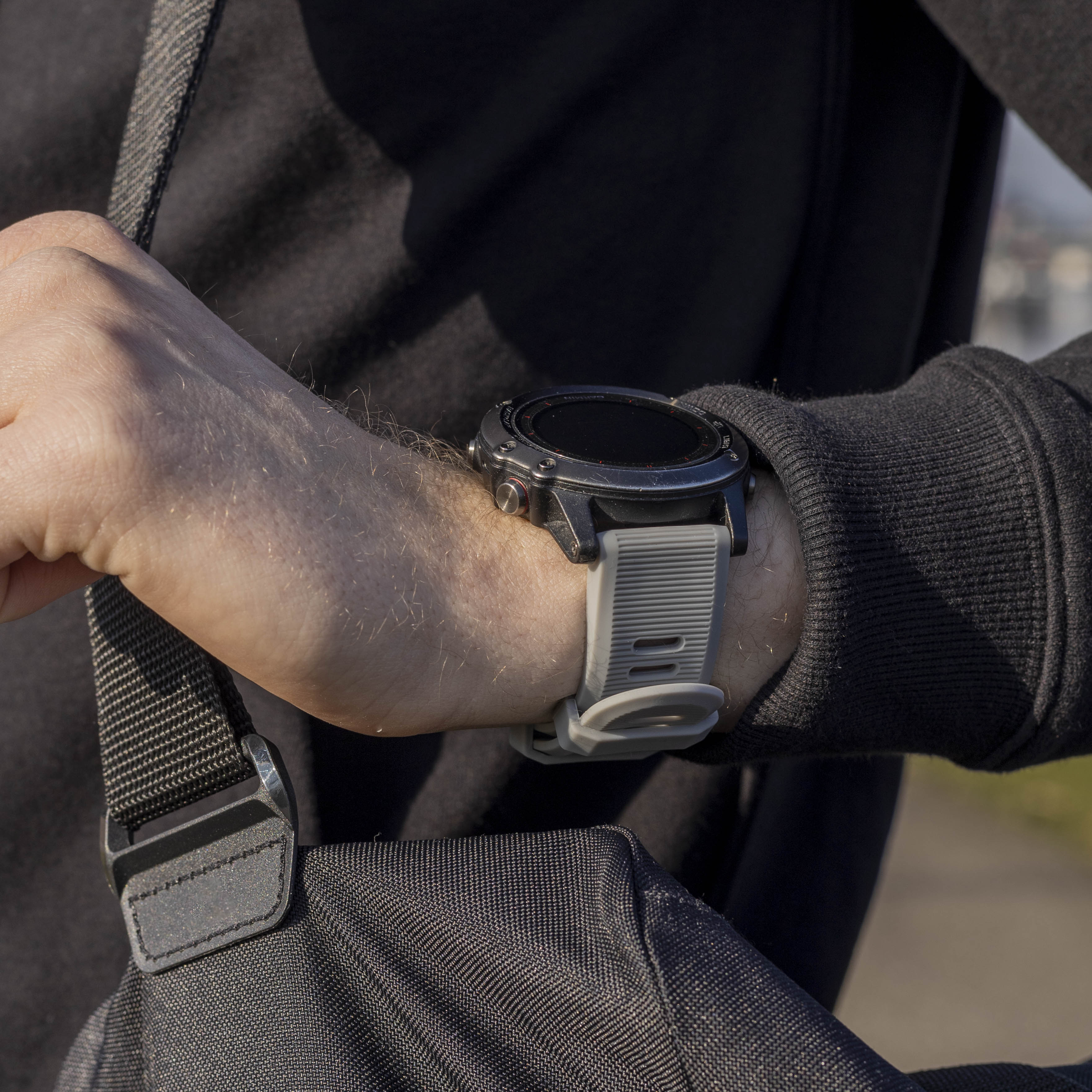 Garmin Instinct 3 - 50mm Silicone Strap (Grey)