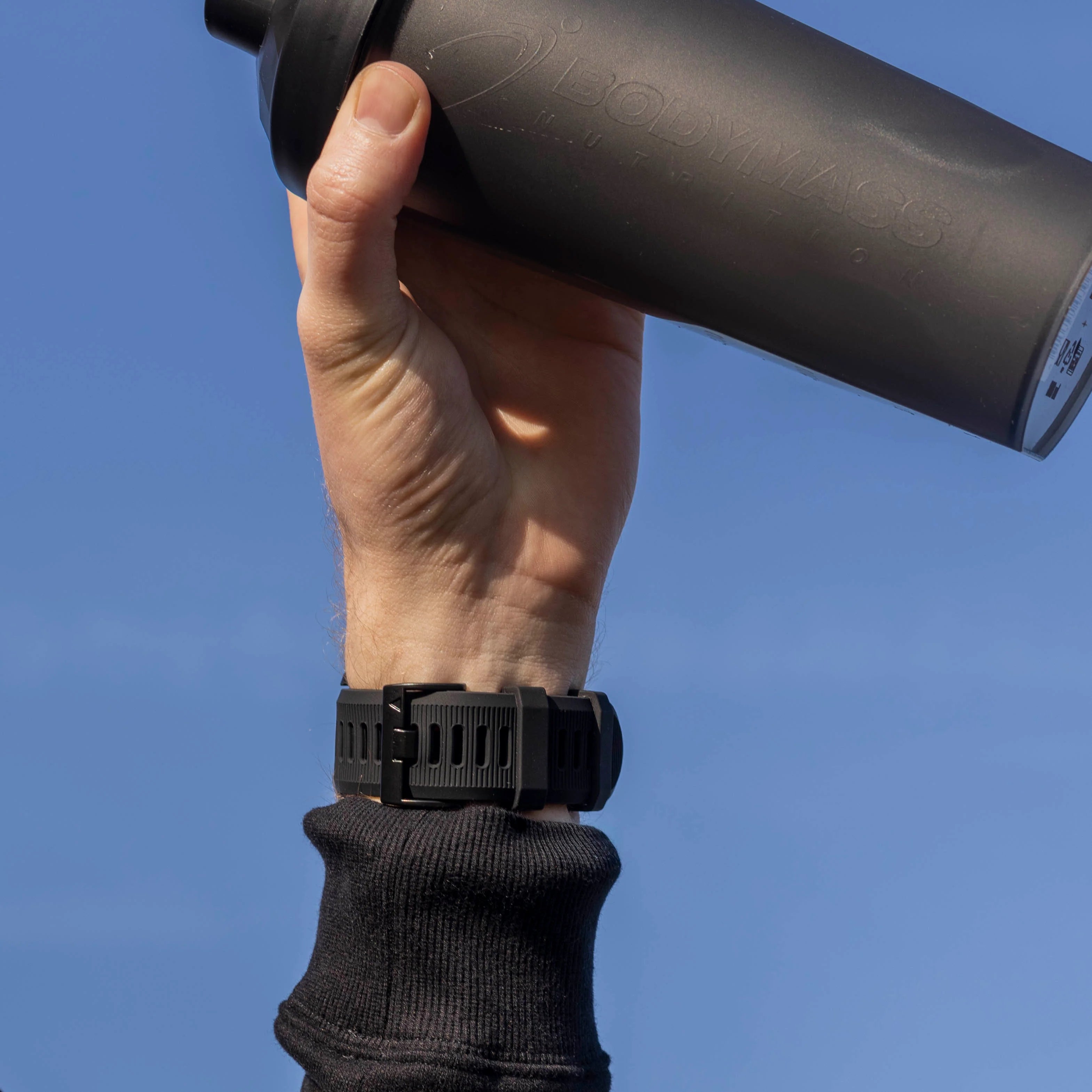 Bracelet en silicone Garmin Quatix 5 / 6 / 7 (noir)