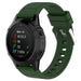 Garmin Quatix 5 / 6 / 7 Glossy Silicone Strap (Army Green)