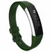 Bracelet silicone Fitbit Alta HR (vert armée)