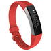 Bracelet silicone Fitbit Alta HR (rouge)