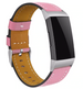 Bracelet cuir Fitbit Charge 3 (rose)