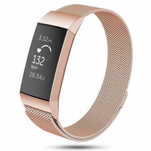 Fitbit Charge Milanese Strap (Rose Gold)