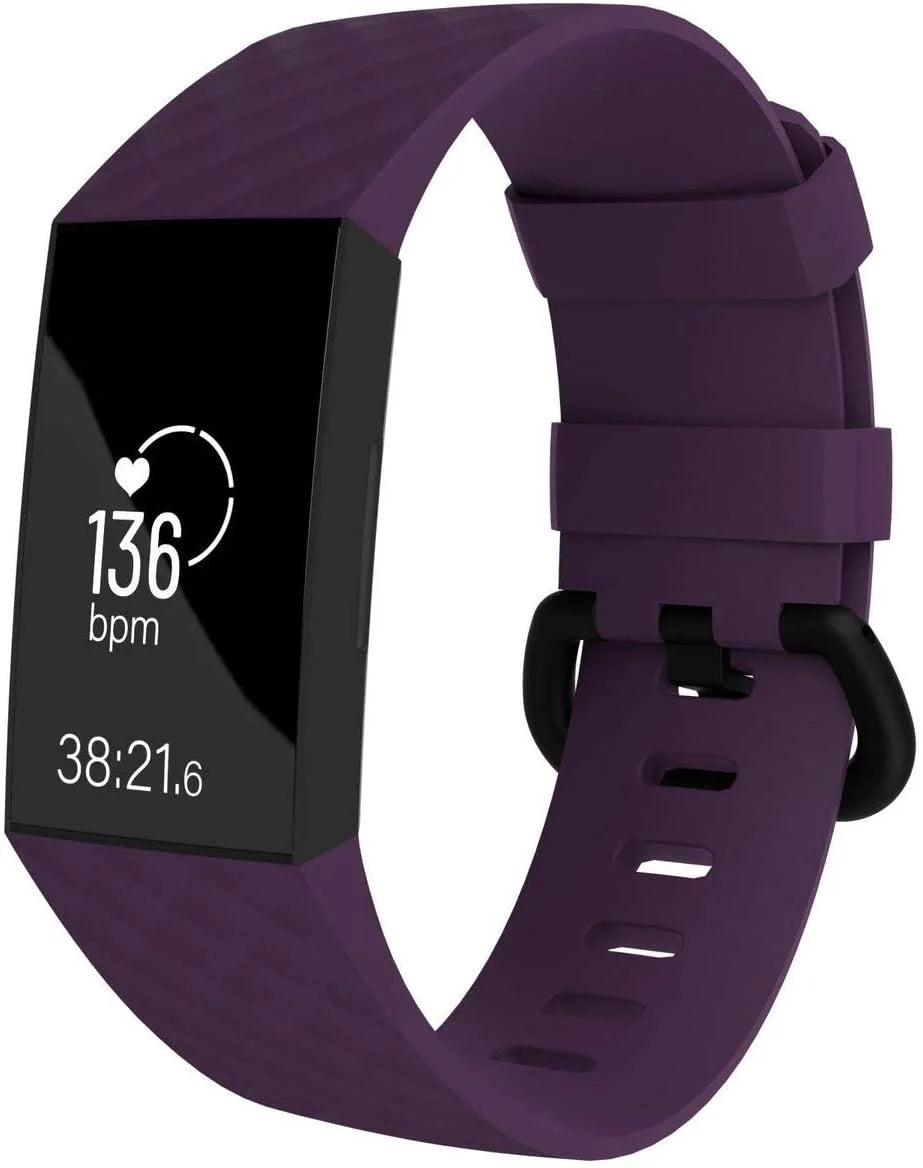 Bracelet silicone Fitbit Charge 4 (violet)