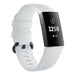 Bracelet silicone Fitbit Charge 4 (blanc)