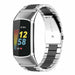 Bracelet acier Fitbit Charge 5 (argent/noir)