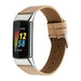 Fitbit Charge 5 Leather Strap (Beige)