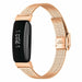 Bracelet acier inoxydable Fitbit Inspire (or rose)