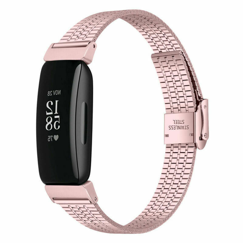 Stainless Steel Fitbit Inspire Inspire Hr Fitbit Inspire Hr Rose Gold