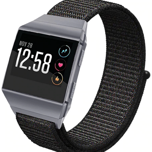 Bracelet nylon Fitbit Ionic (noir)