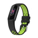 Bracelet sport Fitbit Luxe (noir/vert)