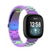 Bracelet acier Fitbit Sense (arc-en-ciel)