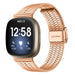Bracelet acier inoxydable Fitbit Sense (or rose)