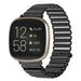 Fitbit Versa 3 Steel Loop Strap (Black)
