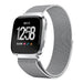 Bracelet Milanais Fitbit Versa (argent)