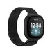 Fitbit Versa 3 Milanese Strap (Black)