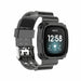 Bracelet cristal Fitbit Versa 3 (noir transparent)